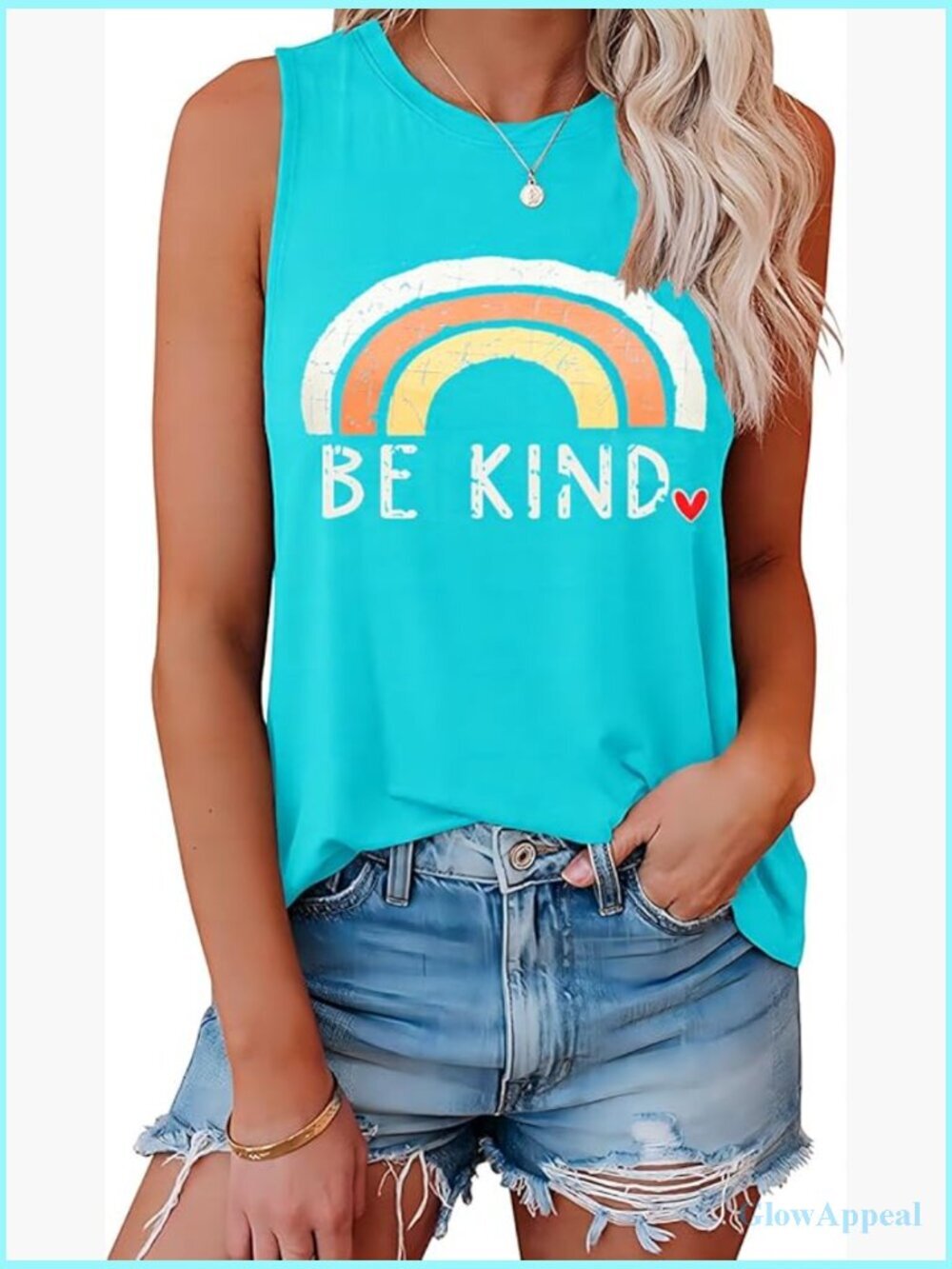 Loose Fit Graphic Tank Top Summer Cute Sleeveless Tunic Blouse